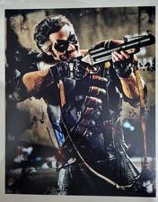 Hand Signed Jeffrey Dean Morgan 10x8 As The Comedian In Watchmen Plus COA Scarce picture