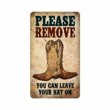 PLEASE REMOVE BOOTS YOU CAN LEAVE YOUR HAT ON 14