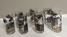 MCM Vintage Libby Chickasaw Brand Drinking Glasses-Set of 6 picture