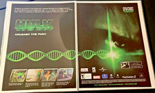 Marvel's Hulk -  Vintage Gaming Print Ad / Poster / Streamer Wall Art - MINT picture