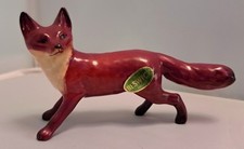 Small Beswick Porcelain Black Tail Red Fox Figure. Excellent Glossy Finish  picture