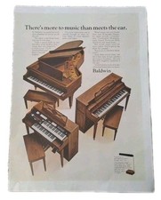 Baldwin Pianos and Organs More to Music 10x13 Vintage 1968 Print Ad picture