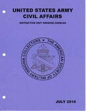 ASMIC Army Civil Affairs Distinctive Insignia Reference Book picture