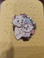 2025 Disney Parks The Aristocats Marie & Duchess Silver Frame OE Pin picture