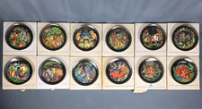12 PALEKH Russian Legends Fairy Tale Collector Plates w boxes Bradford Exchange picture