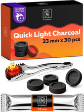 30 Pcs Charcoal Discs to Burn Incense - Hookah Charcoal Hookah Coals for Hookah picture