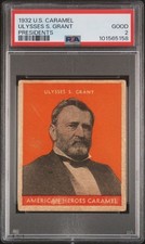 1932 U.S. Caramel Presidents Ulysses S. Grant PSA 2 picture