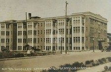 POCATELLO ID Woolley Apartments 1923 RPPC Postcard Copy picture