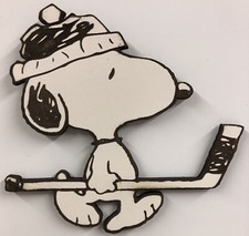 Snoopy Hockey Player Figure Fridge Magnet picture