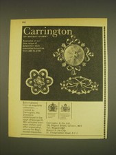 1963 Carrington Jewellers Edwardian Style Enamelled Brooches Advertisement picture