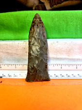 Authentic Large Beaver Lake point tan chert mineral stained Madison co Al. picture