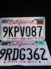 California License Plate Lot 🔥  Original CA Tags picture