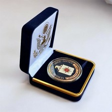 Central Intelligence Agency (CIA) Challenge Coin in Blue Velvet Case ·GREAT GIFT picture