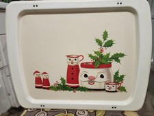 Vintage Cal-Dak Tray Stylehouse Santa Holt Howard Style Christmas  picture