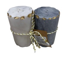 Mud Pie Marble Salt And Pepper Set, Shakers picture