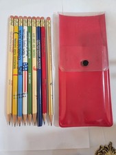 `Vintage 1975 Abert Special Sample Kit 9 Advertising Pencils Dallas Cowboys` picture