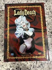 Lady Death Mini Bust Statue Figure Limited Edition 3000 w COA Brian Pulido Chaos picture
