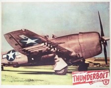 Thunderbolt Republic P-47 Thunderbolt on tarmac in Corsica 11x14 movie poster picture