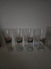 Budweiser Glass Lot of 5 1992 Clydesdales Pilsner Mug Bud-weis-er Frogs Vintage picture