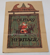 Vintage Betty Crocker's Holiday Heritage Christmas Cook Book Let 1960s picture
