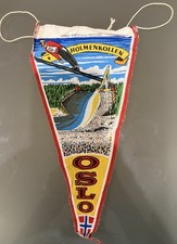 Vintage Holmenkollen pennant Oslo, Norway picture