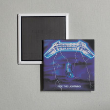 Metallica - Ride The Lightning (Deluxe Remaster Album Cover Locker Fridge Magnet picture