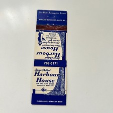 George Phillip's Harbour House Annapolis MD Vintage Matchbook Cover TMB66-5-1 picture