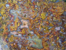 2.2 lbs (1 kg) Large Plume Agate Slab, Lapidary Slabs, Large Plume Agate Slab picture