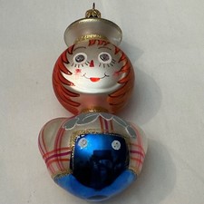 Christopher Radko Ragamuffins Raggedy Ann & Andy Christmas Ornament  6