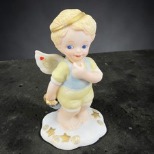 Bronson Collectibles Angel Figurine Katharine Stevenson Playing In The Stars VTG picture