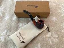 Caminetto 08 44 Bent Rustic Billiard UNSMOKED Hand Made In Italy picture