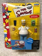 HOMER SIMPSON Simpsons world of Springfield figure wos series 1 2000 vintage NEW picture