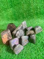 8.8LB Natural Labradorite Quartz Crystal Mineral Spectrolite Healing picture