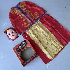 VINTAGE COLLEGEVILLE LITTLE RED RIDING HOOD COSTUME 1960s LARGE 12-14 picture