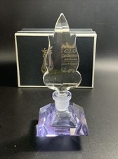 C.I.O.collection exclusive perfume bottle czech purple Flame Stopper Small Boho picture