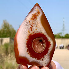 143G Natural and beautiful agate crystal cave Droplet shape Druze picture