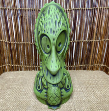 Tiki Farm Big Toe Vanuatu Drum Tiki Mug Kapu Bar Green Mate Finish Retired Mug picture