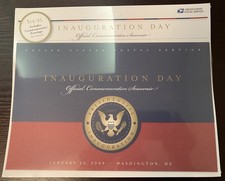 Obama Inauguration Day Official Souvenir (2009 USPS) RARE NEVER OPENED picture