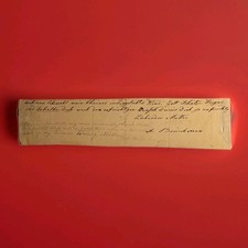 c.1830 German Mother Farewell Note to Herr John Brinkman Bilingual ALS picture
