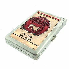 VNTG IMAGE Western 100's Size Cigarette Case w/built in lighter Wallet picture