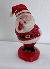 Vintage Christmas Santa Claus Plastic Bobble Head Nodder Hong Kong 4