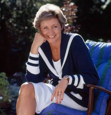 British television and radio presenter Sue Lawley photographed 1990 Old Photo 1 picture