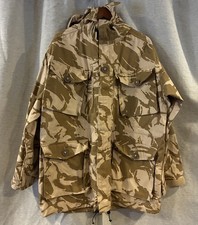 British Army Desert DPM Camo Combat Windproof Smock Jacket 170/104 = 28” Chest picture