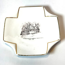 SALEM - HOUSE OF SEVEN GABLES MA Massachusetts Souvenir ANTIQUE TRINKET DISH picture