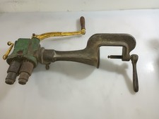 Vintage Packham #4 Sheet Metal Crimper Bead Roller Tool Hand Crank Clamp picture