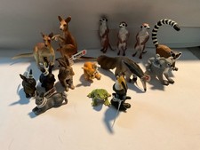 15pc Schleich Wild Animal Lot Kangaroo Joey Koala Meerkat Rabbit Tags picture