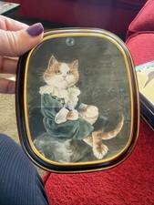 VTG Bentley’s of London The Cats Gallery “Bubbles” Empty Advertising Metal Tin picture