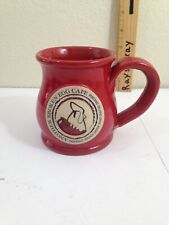 ANOTHER BROKEN EGG CAFE RED DENEEN POTTERY COFFEE CUP MUG 2021 Pot Belly picture