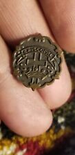 Vintage St. John's Little System Cross & Crown Religious Pin Button Pinback. picture