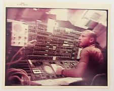 Vintage Kodak Color Photo Skylab 1/2 TV Picture - May 31, 1973 - Red Nasa stamp picture